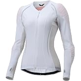 RSYSO Women's Mesh Motorcycle Jacket with CE Certified,Inner Riding Shirt | Armored Motorcycle Shirt with 5-Piece CE-Certified Protectors, Soft, Lightweight, Breathable, Fitted All-Season Biker Jacket