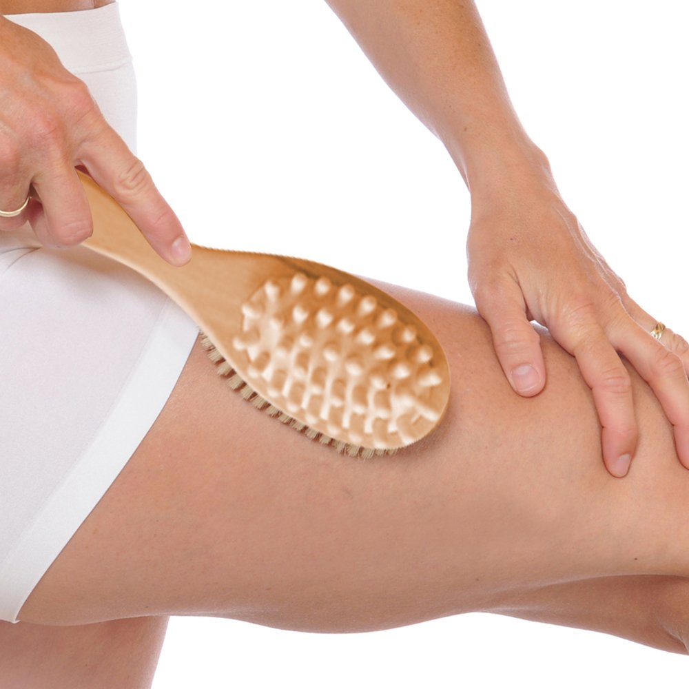 Best Body Brush for Dry Brushing, Cellulite and Skin. 100 Natural
