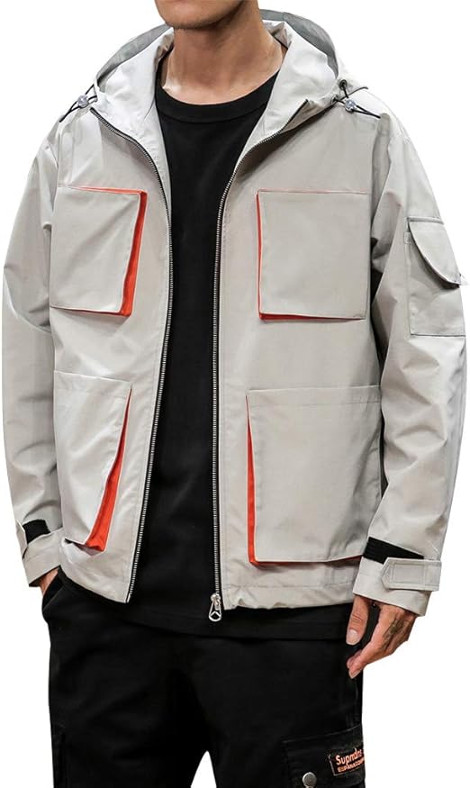 Soehir Men S Casual Jacket Autumn And Winter Fashion Pure Color