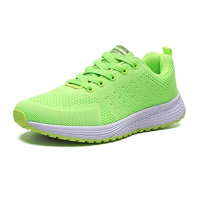 bright green trainers