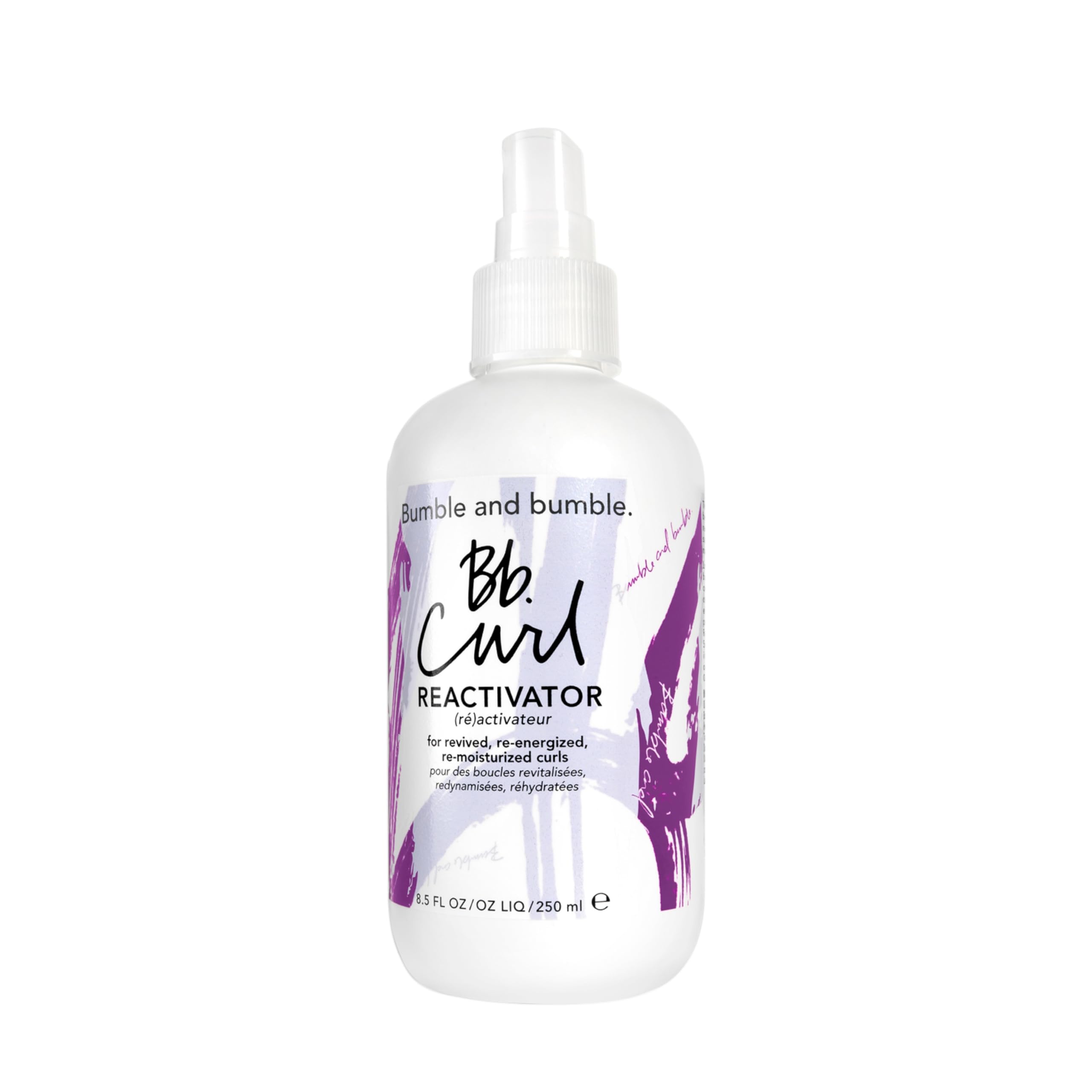 Bumble and bumble. Curl Reactivator Hair Mist | For Revived + Re-moisturized Curls | Frizz Control | Coily, Curly, Wavy | With Jojaba, Avocado + Coconut Oil | Standard Size, 250 ml