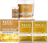VLCC Insta Glow Gold Bleach 402g Skin Brightening Facial Hair Brightens view 2