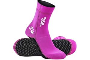 SKYONE Neoprene Socks Diving Scuba Socks Wetsuit Fin Booties for Men Women, 3MM Surfing Sock Thermal Flexible Anti Slip for Swimming