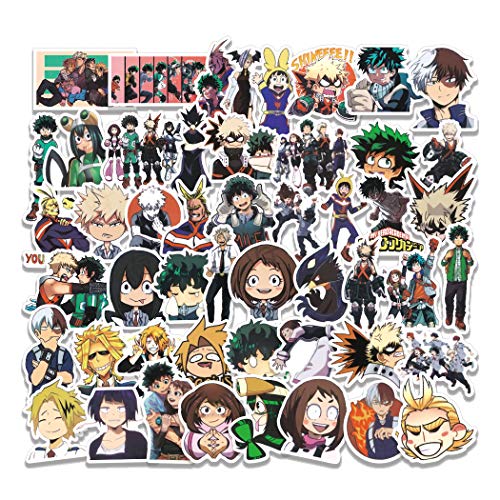 Japanese anime Cartoon Stickers: My Hero Academia, Hunter X Hunter Haikyuu Stickers (150pcs) for Skateboard Laptop Car Bumper Helmet Bike - Image 4