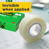 Scotch Magic Tape 4 Rolls 19 mm x 33 m General Purpose Invisible Tape view 3