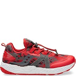 Saucony Boy's Voxel 9000 Sneaker, Grey/red, 025