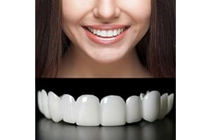 GORM Denture Teeth,2 Sets of Temporary Denture veneers with occlusal Teeth, Nature and Comfortable (One Color)