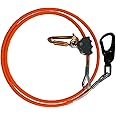 ProClimb Flip Line Kit with Better Grab Adjuster & Aluminum Swivel - 5/8 inch (8 feet - 15 feet) for Arborist Lanyard/Chainsaw Lanyard Applications-Tree Climbing