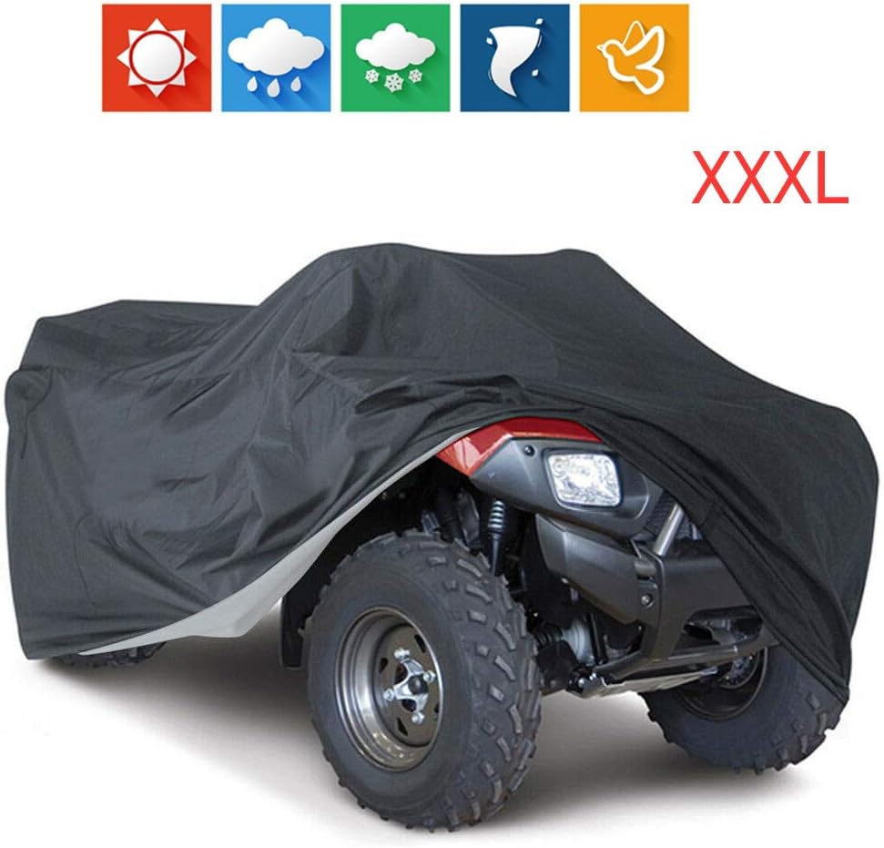 VVHOOY Waterproof Heavy Duty ATV Cover 210D All Weather 4 Wheeler Quad