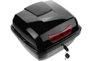 OUNONA E-Bike Trunk Luggage Box Scooter Rear Trunk Lockable Storage Case Versatile Tail Box for Bikes