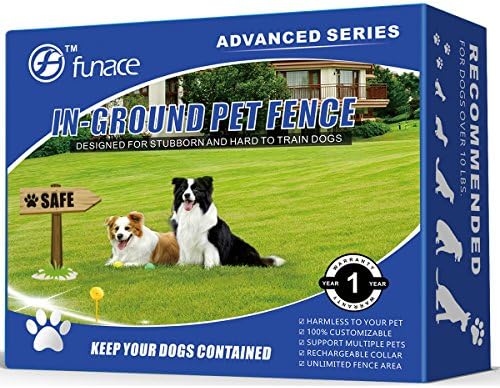 Underground Wired Pet Containment System (Advanced) - 100% Safe Invisible Electric Dog Fence - 3 Adjustable Modes: Beep, Low &amp; High Shock - For Small to Extra Large Dogs over 10 LBS. Timid or Stubborn