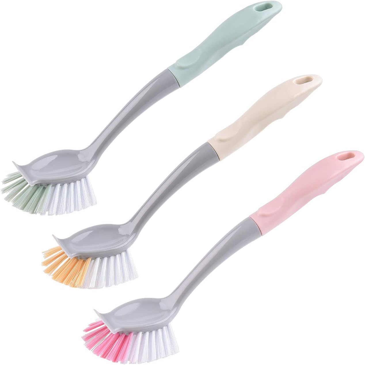 Jiaxin Scrub Brush with Durable Bristles, Dish Brush for