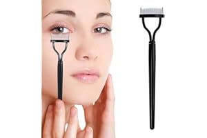 Eyelash Comb, Metal Teeth Separator, Eyebrow Brush