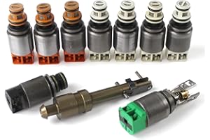 DAYSYORE 9Pcs 8HP45 8HP70 8HP90 Transmission Solenoid Kit 1087-298-388 Fits for 8HP45 8HP70 8HP90 8 Speed Mechatronics Transm