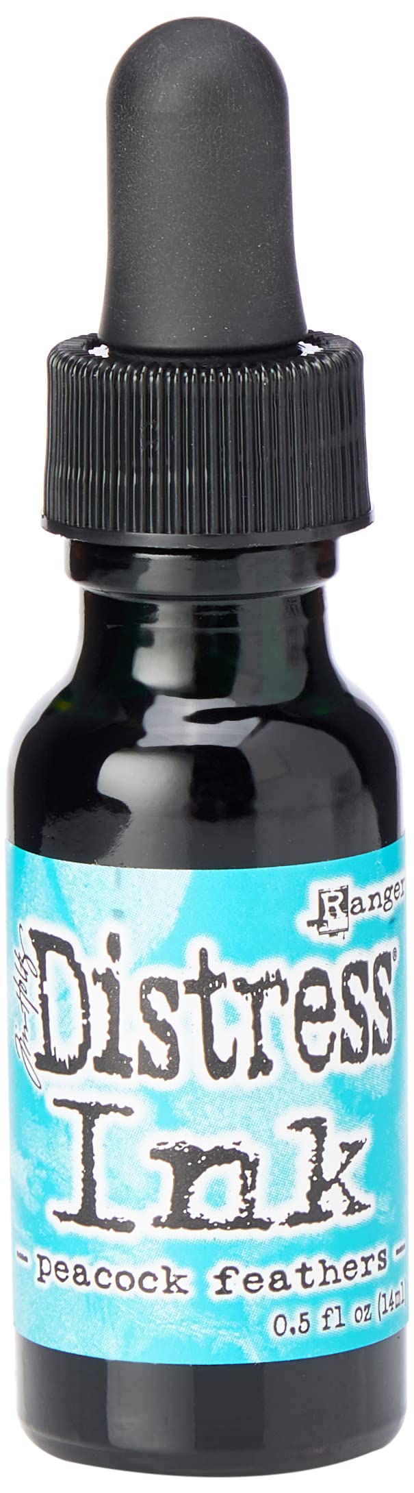 Ranger Distress Pad Re-Inker 5oz-Peacock Feathers,