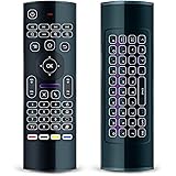 [Updated] FeBite MX3 Pro 2.4G Kodi Remote with Backlit Mini Wireless Keyboard Mouse Air Control for Android Smart TV Box IPTV HTPC Mini PC Compatible with Windows iOS MAC Linux PS3 Xbox One 360