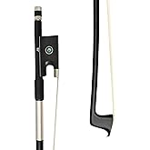 JYR Carbon Fiber Violin Bow 4/4 Full Size, Lightweight&amp;Responsive