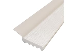 Randall Manufacturing Co., Inc | Garage Door Weatherstrip Door Seal | V-37 | 7 Feet | Dual Vinyl | for Top or Sides | White | for All Types of Garage Doors | Seals Out Drafts | Easy Installation