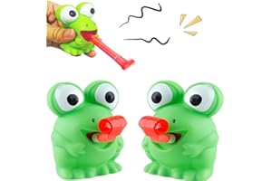 LBKKC Easter Basket Stuffers Creative Stress Rubber Frog Toys Tongue Sticking Out, Creative Party Favor, Novelty Relief Squeeze Toys Funny Gags Gifts for Kids Adults,Sensory Toys, 2 Pack