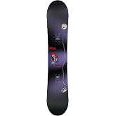 Rome Party Mod Men's True Twin All-Mountain Snowboard | Freeride, Flex 6/10, Rocker/Camber/Rocker, Carbon Rods, Flax Impact Plates, Sintered Base, Intermediate