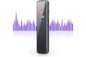 64GB Digital Voice Recorder with AI Noise Reduction Playback for Lectures & Meetings-1100h Recorder,Tape Recorder Portable Mi