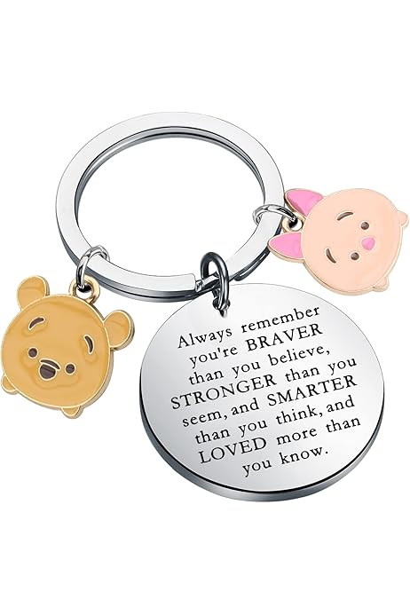 Winnie The Pooh Plush Inspirational Poooh Bear Keychain Friend