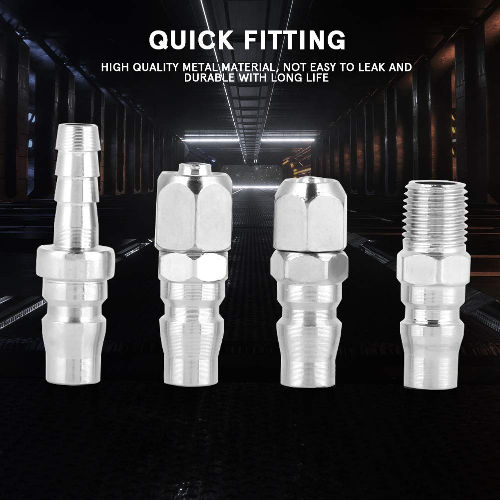 Raccordi Rapidi Pneumatici Per Tubi 4mm - Set Di Connettori Per Aria Compressa