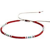 Beaded Anklet for Women, Boho Bohemian Native American Hippie Style, Unique Colorful Waterproof Beach Anklet, Handmade by Tribes