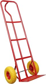 KATSU P-Handle Sack Truck 150kg Heavy Duty Steel Sack Barrow PU Tyres view 2