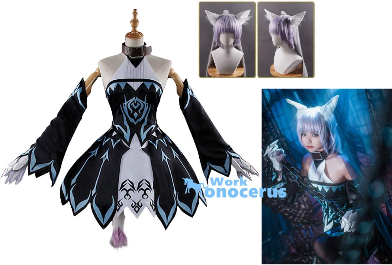 Monoceruswork Fgo Fate アタランテ オルタ コスプレ 衣装 霊基再臨第三段階 Atalanta コスチューム 手袋付属 耳付属 尻尾付属 ウィッグ追加可能 服装 ウィッグ L コスプレ 仮装 通販 Amazon