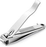 Walolo 1Pc Heavy Duty Nail Clipper Stainless Steel Toe Finger Nail Cutter view 1