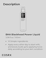 COSRX BHA 4% Blackhead+Niacinamide Exfoliant Toner 100ml Korean view 7