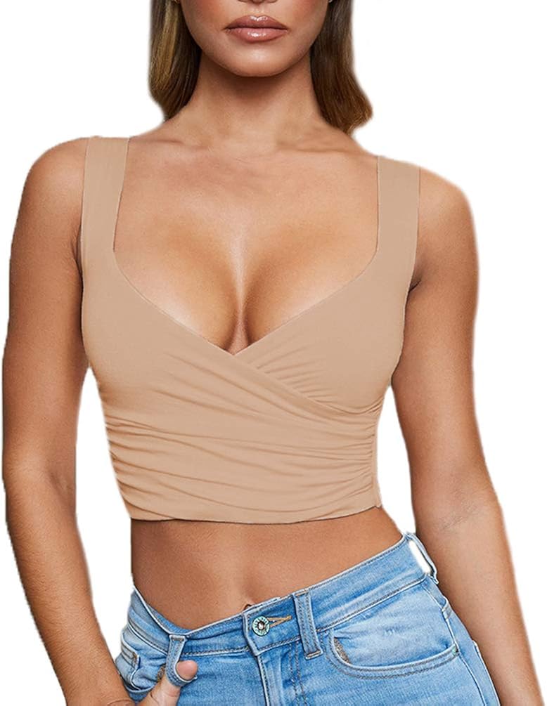 Freebily Crop Top Ragazza Estivi Rete Abbigliamento
