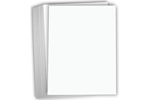 Hamilco White Cardstock Paper - 8 1/2 x 11" 65 lb Cover Card Stock (50 Pack)