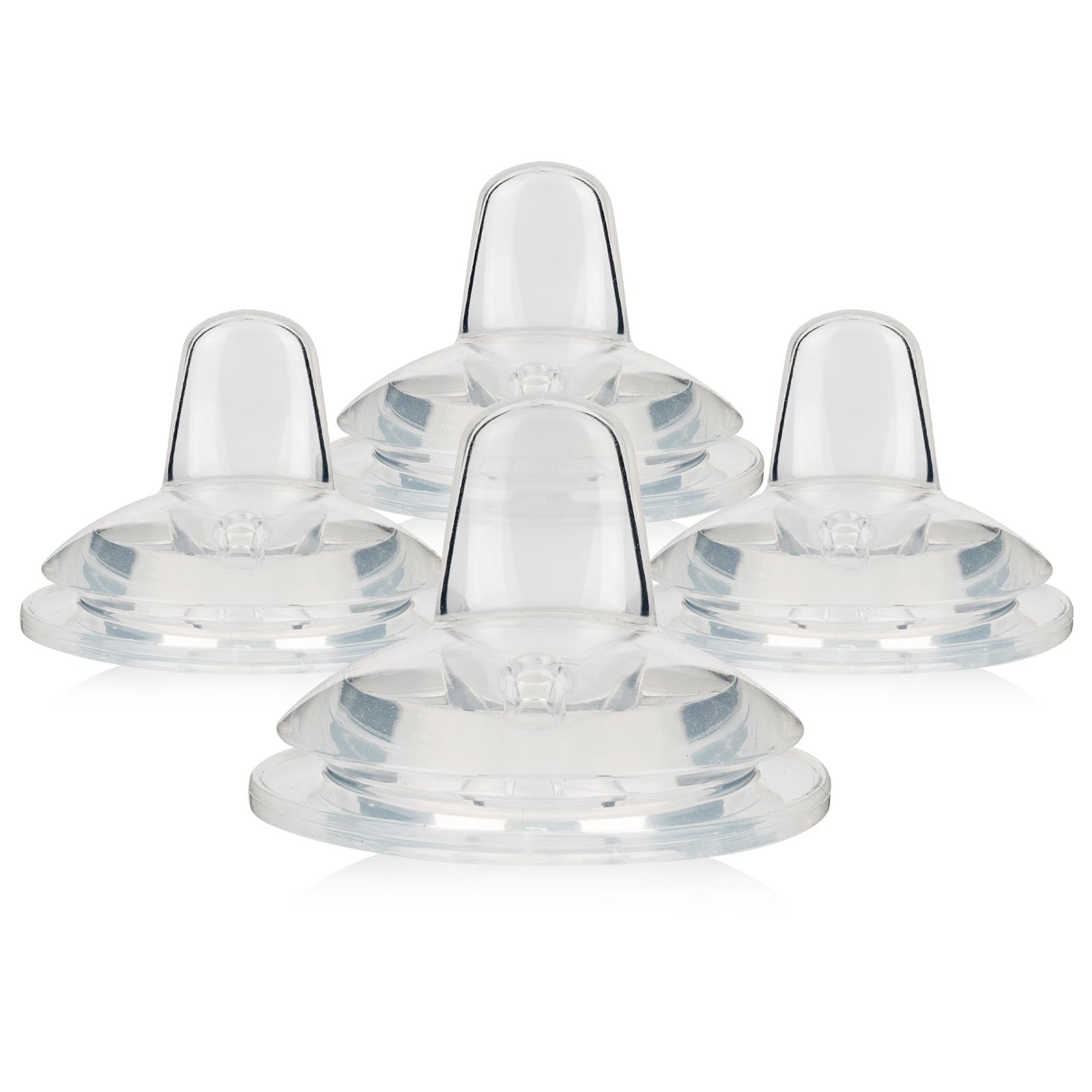 Photo 1 of Sippy Nipple for Dr. Brown's Wide-Neck Baby Bottles and Sippy Spout Bottles,Variable Flow, Silicone Conversion Nipples,6+ Months,4 Count