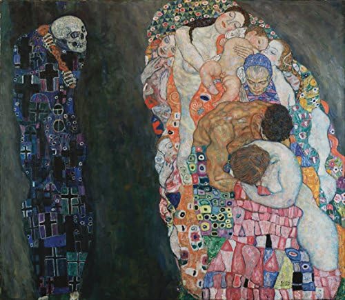 Get Custom Art Gustav Klimt - Death and Life, Poster Art Print Wall Decor - Size 24x28 Inches