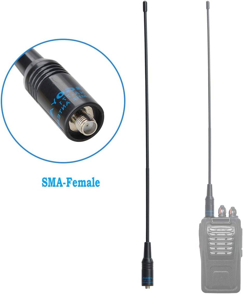 Songway Antenna 15inch Dual Band UV VHF/UHF 144/430MHz Antenna SMA-F Female - Image 3