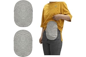 MISTUKI Ostomy Bag Cover Colostomy Pouch Covers Women with Round Opening Ileostomy Stomy Care Protector Wraps Cover - 2 Pcs (Gray)