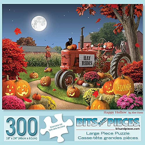 Bits and Pieces 300 Piece Jigsaw Puzzles for Adults ‘Happy Hollow