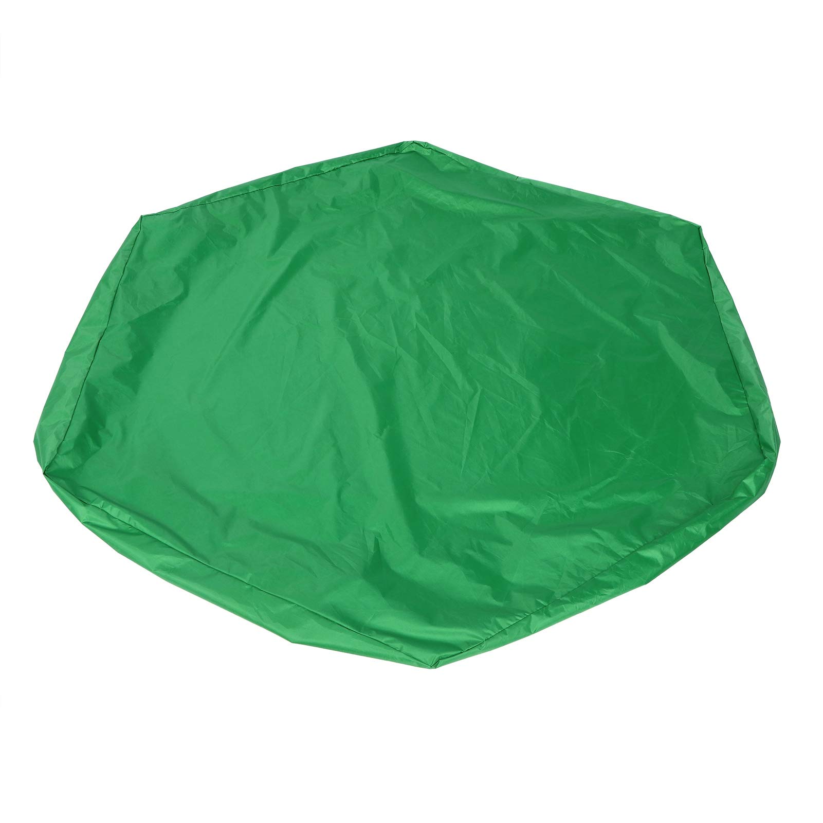 Sandbox Cover, Waterproof Hexagonal Children Sand Pit Cover Protector Garden Bathing Pool Sun Shade Sandbox Canopy (Green)