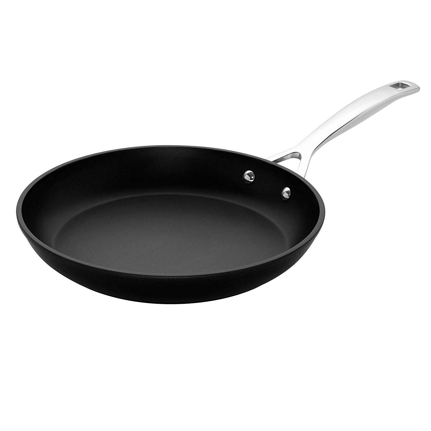 LE CREUSET Toughened Non-Stick 20x4cm Frying Pan, Aluminium, 51112200010002, Black