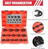 15-Piece Crowfoot Wrench Set 3/8 and 1/2 Inch Metric 8-24mm view 5