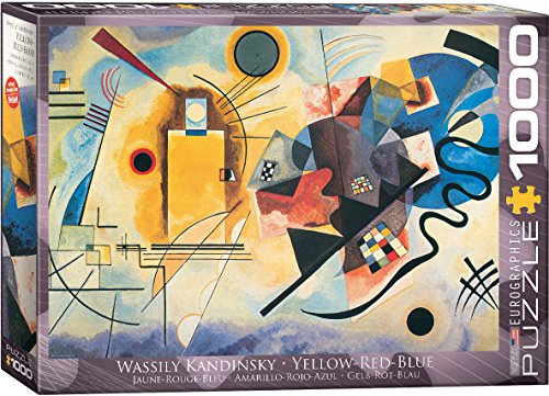 EuroGraphics Gelb Rot Blau by Kandinsky 1000 Piece Puzzle