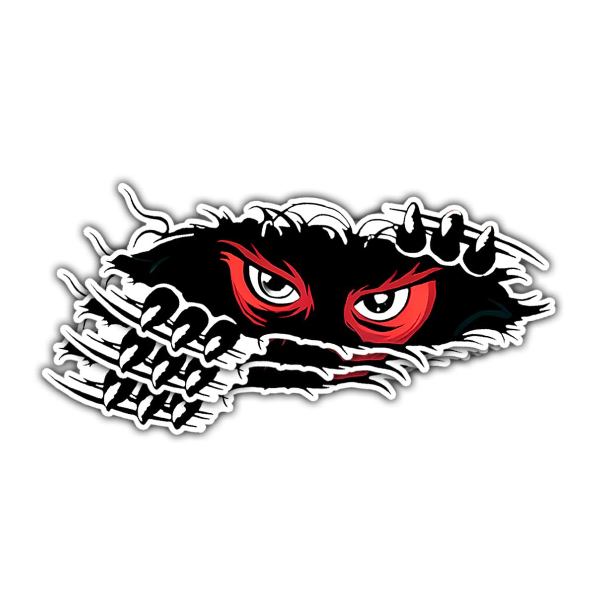 Photo 1 of (3 Pcs) Funny Peeking Monster Eye Car Decal Vinyl Sticker Car Dent Covering Sticker Funny Car Stickers and Decals for Vehicles, Bumper Stickers for Cars, Waterproof (3 inches)