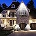 Solar Motion Sensor Lights Outdoor 46 LEDs 1100lm 4500mAh Aluminum Alloy IP65 Waterproof Led Security Outdoor Lights for House Garden, Driveway, Yard, Deck, Fence Post-White