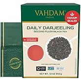 VAHDAM, Darjeeling Tea Leaves From Himalayas 340g (170+ Cups) Pure Unblended Darjeeling Black Loose Leaf Tea | Packed 
Shipp