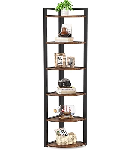 【りん】TROY CORNER SHELF Amazon.com: LITTLE TREE 6-Tier Corner Shelf, 70.86