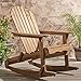 Christopher Knight Home Malibu Outdoor Acacia Wood Adirondack Rocking Chair, Natural Stained