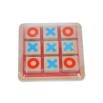 BEST SHOP Wooden TIC TAC Toe Mini-Summer Indoor Fun !!!