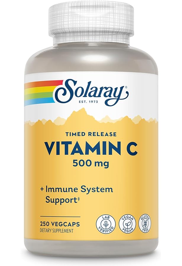 Amazon.com: SOLARAY Vitamin C 1000mg Timed Release Capsules with